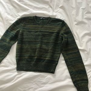 American Apparel green knit sweater